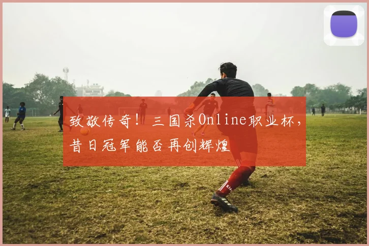 致敬传奇!三国杀Online职业杯,昔日冠军能否再创辉煌